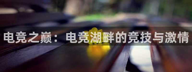 火狐电竞官网：电竞之巅：电竞湖畔的竞技与激情
